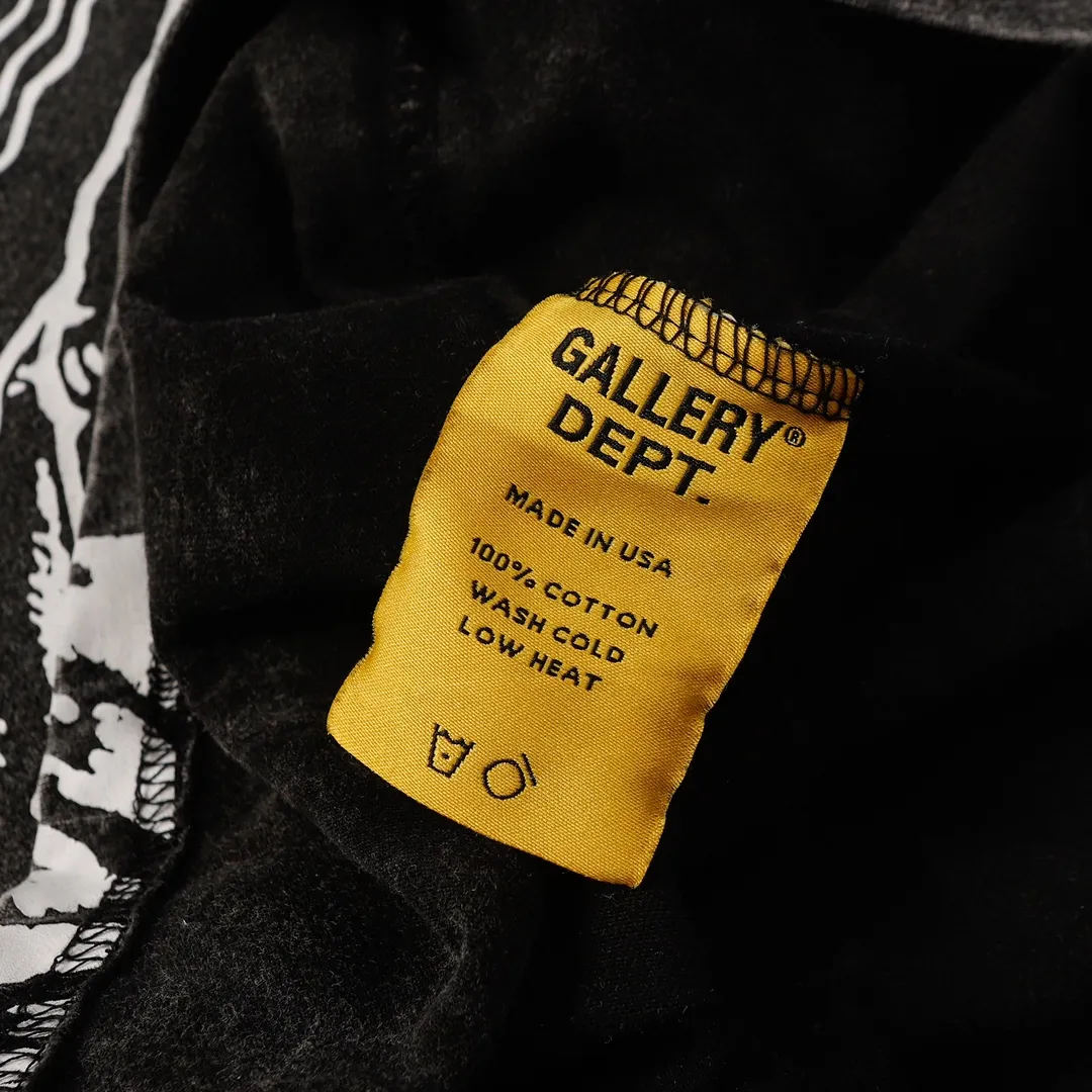 GALLERY.DEPT Summer new short-sleeved model number: D3169#P116 Color: washed black Size: S M L XL